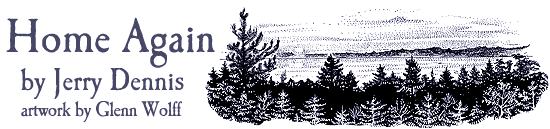 Home Again by Jerry Dennis with Artwork by Glenn Wolff