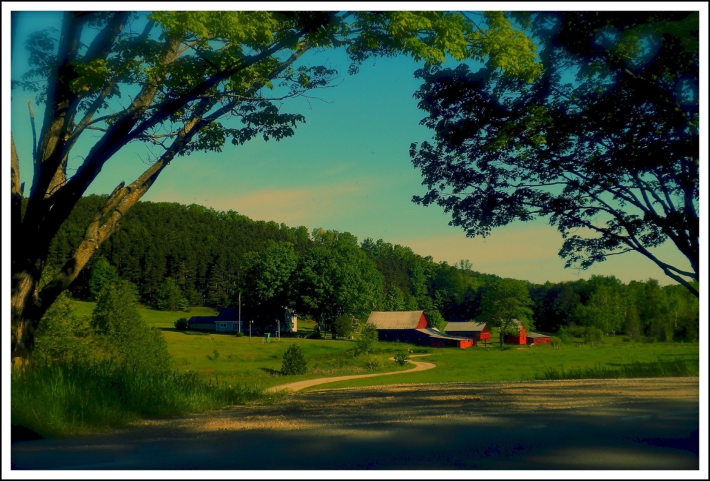 Farm on South French Road by John Levanen