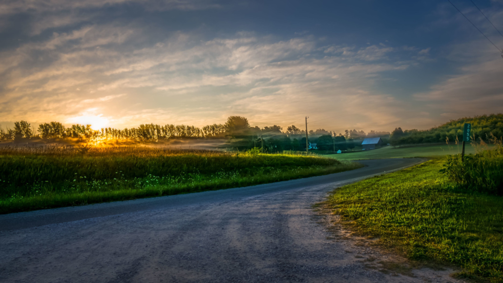 Sunrise on Alpers Road by Mark Smith