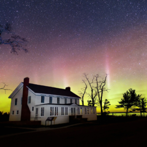 Ghost Town Aurora by Michigan Nut