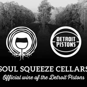 Soul Squeeze Cellars Official Wine of Detroit Pistons