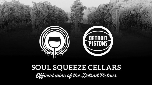 Soul Squeeze Cellars Official Wine of Detroit Pistons