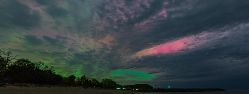 Kaleidoscope of Aurora over Fishtown by Captures By Ethan