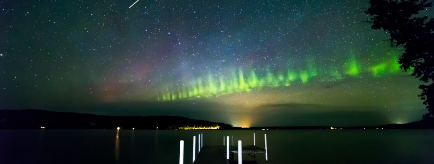 Night Sky Life over the Lake by Matt Kazmierski