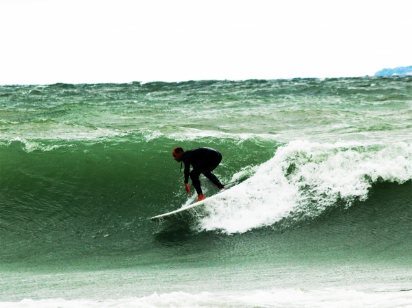 Surfing, Leelanau Style by Andrew McFarlane